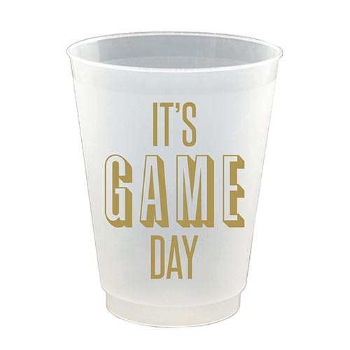 Reusable "It's Game Day" 16oz Party Cup