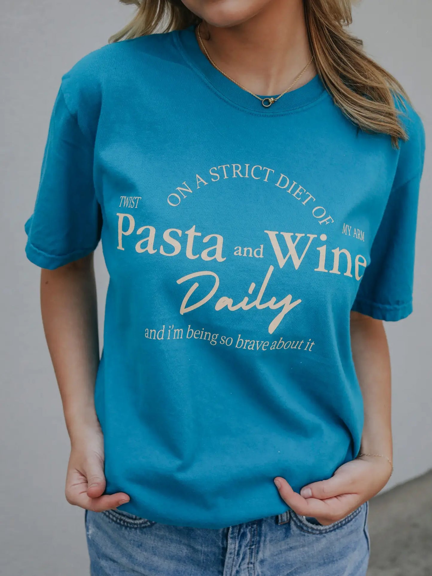 Pasta and Wine Daily Tee